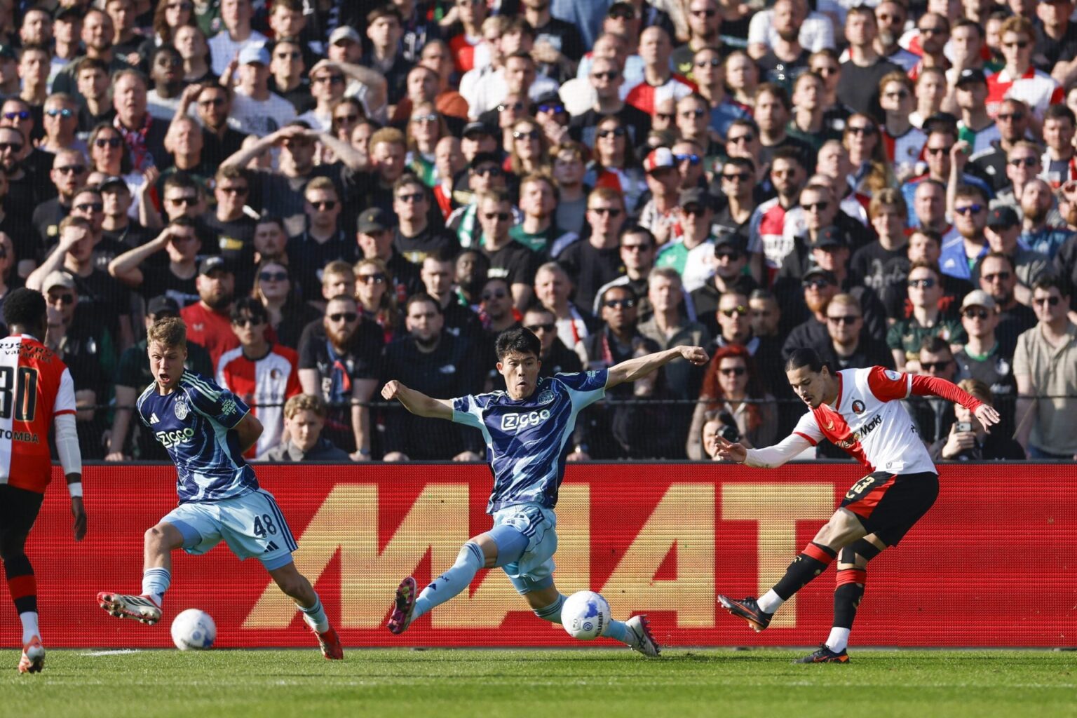 Leeds United join crowded Premier League race for Feyenoord winger Anis Hadj Moussa