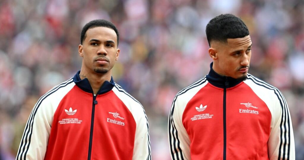 Arsenal injury concern for William Saliba and Gabriel Magalhaes is very real