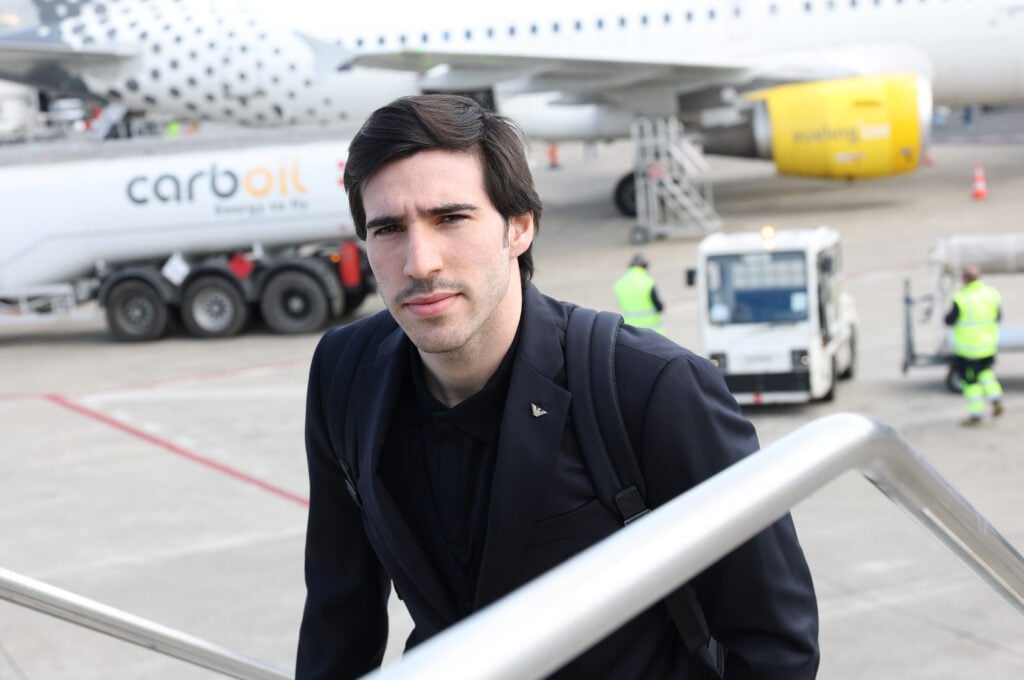 Sandro Tonali travels to Bergamo with the Italy national team