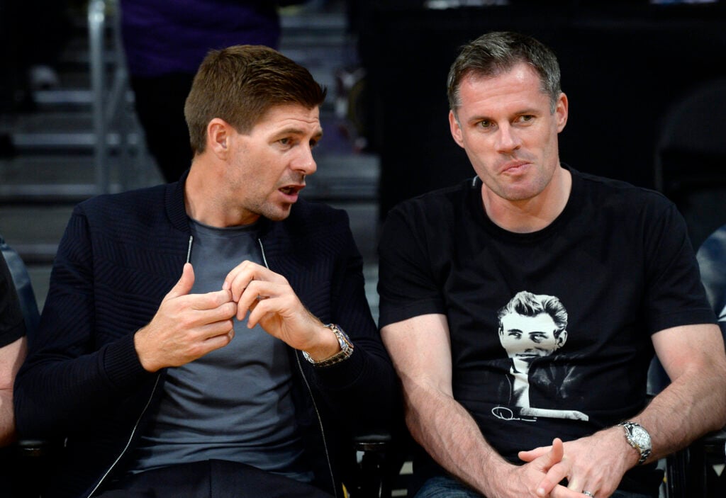 Former Liverpool legends Steven Gerrard and Jamie Carragher