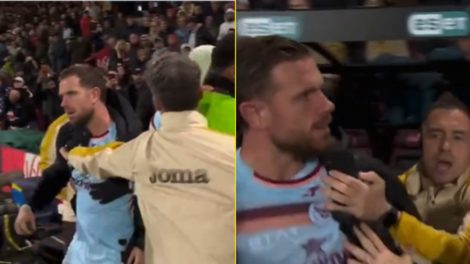 Jordan Henderson pulled away from confrontation during Brentford game