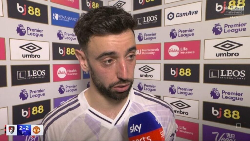 Bruno Fernandes slams VAR decisions vs Bournemouth that he 'doesn't understand'