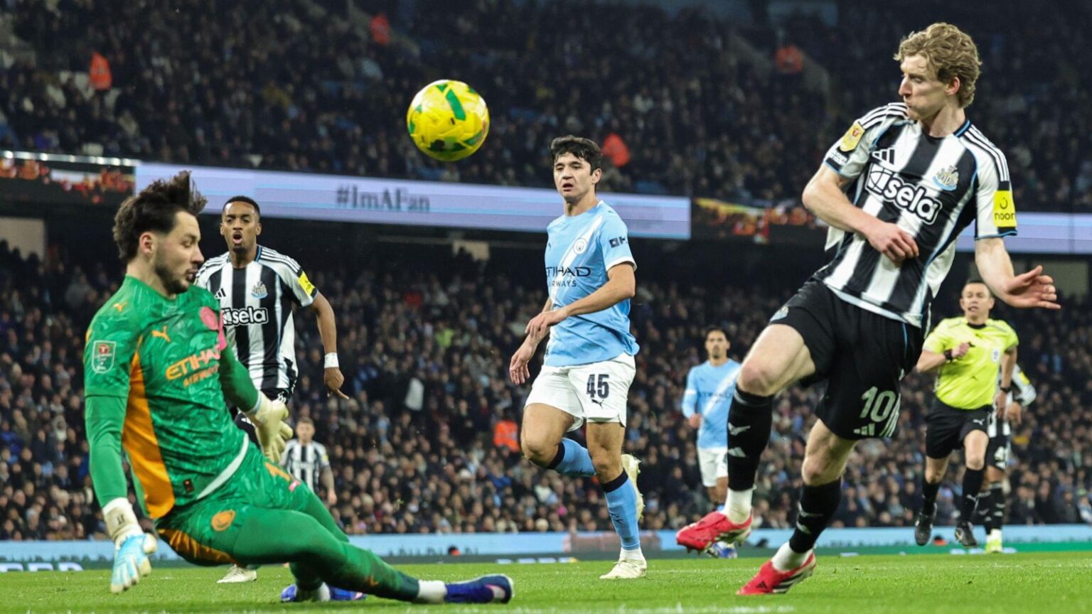 Newcastle 'favourites' to sign Man City star over Spurs as Magpies backed to 'agree' double exit