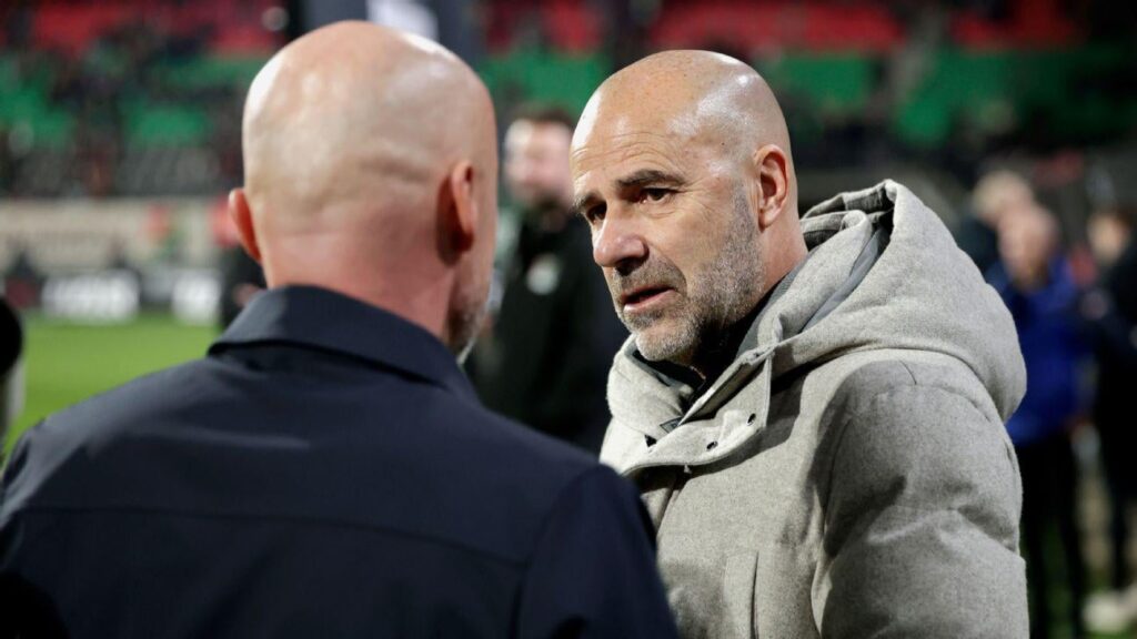 Bosz mikt op revanche tegen N.E.C. en wil zo snel mogelijk kampioen worden: "De lange bal is ook opbouwen"