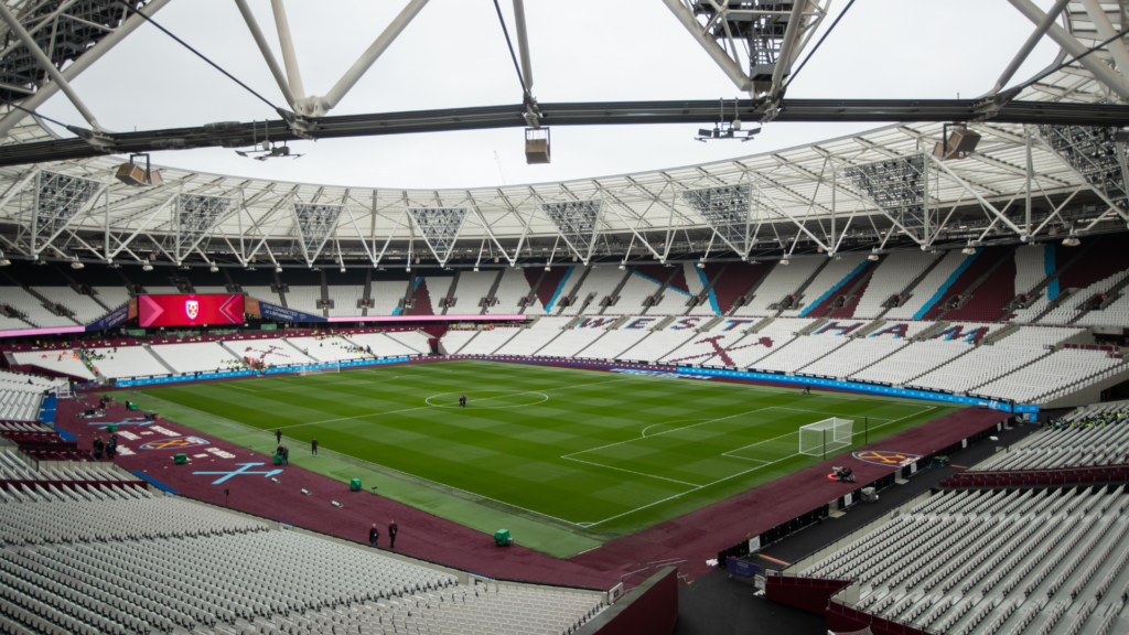 West Ham's London Stadium when empty