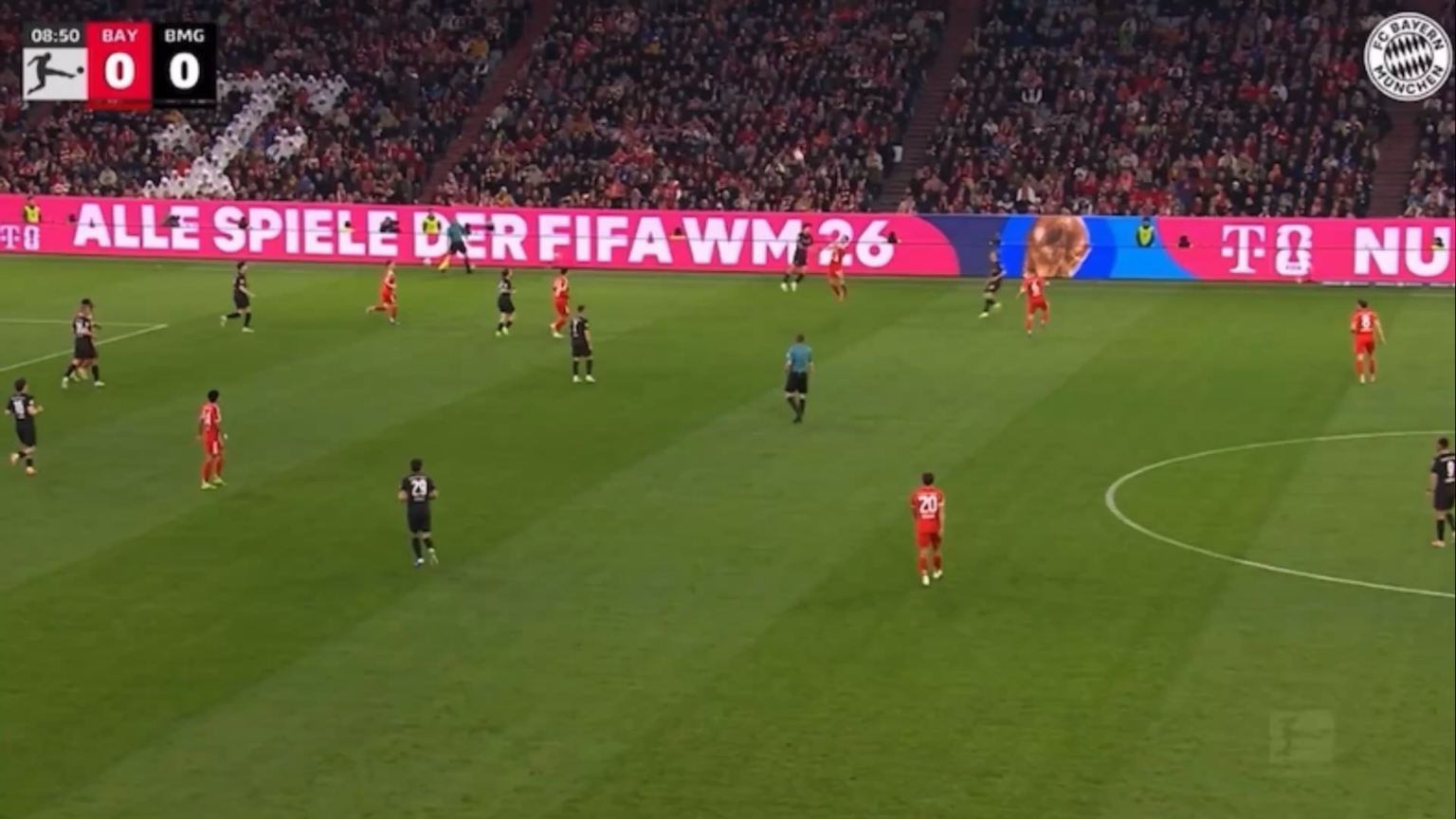 Kompany Ball vs Gladbach