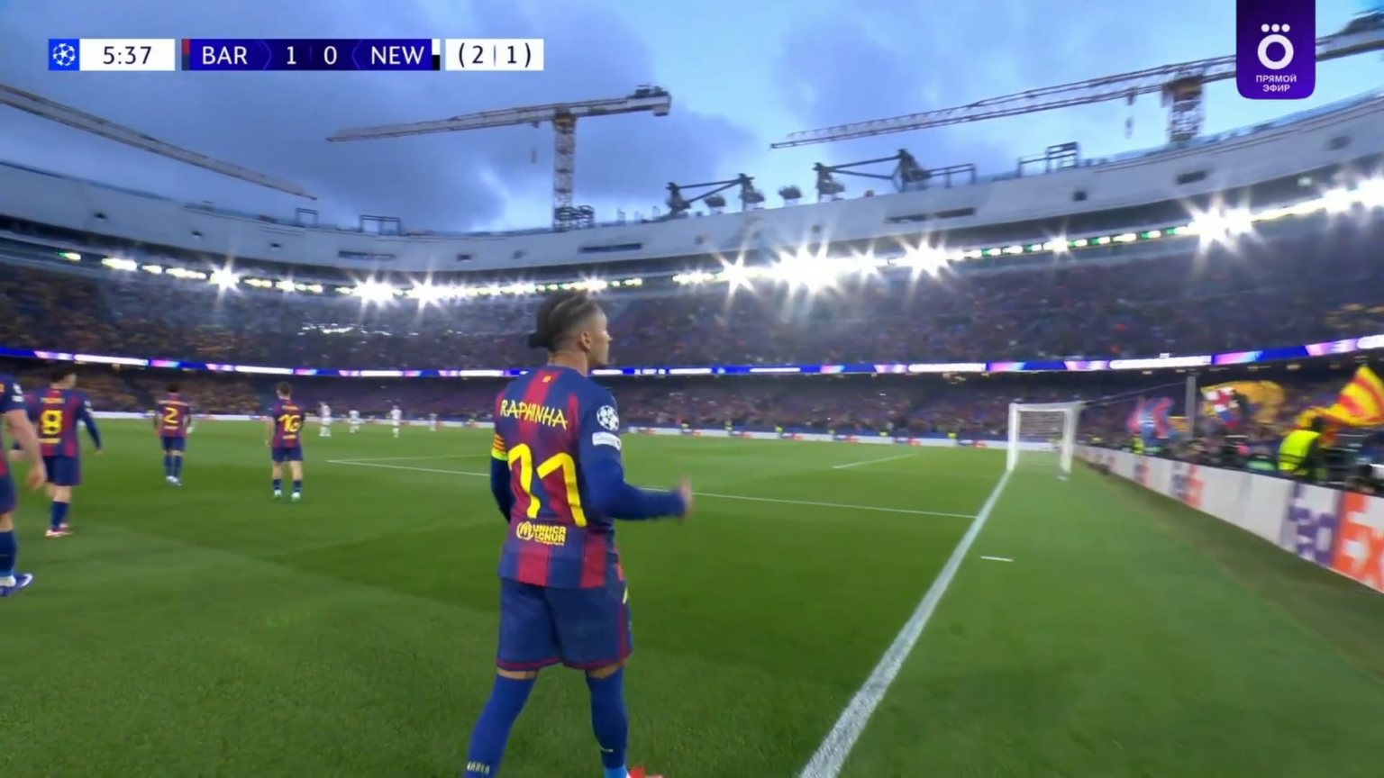 A majestic turn from Lamine creates the scoring opportunity for Raphinha's fabulous finish w/ Alternate Angles