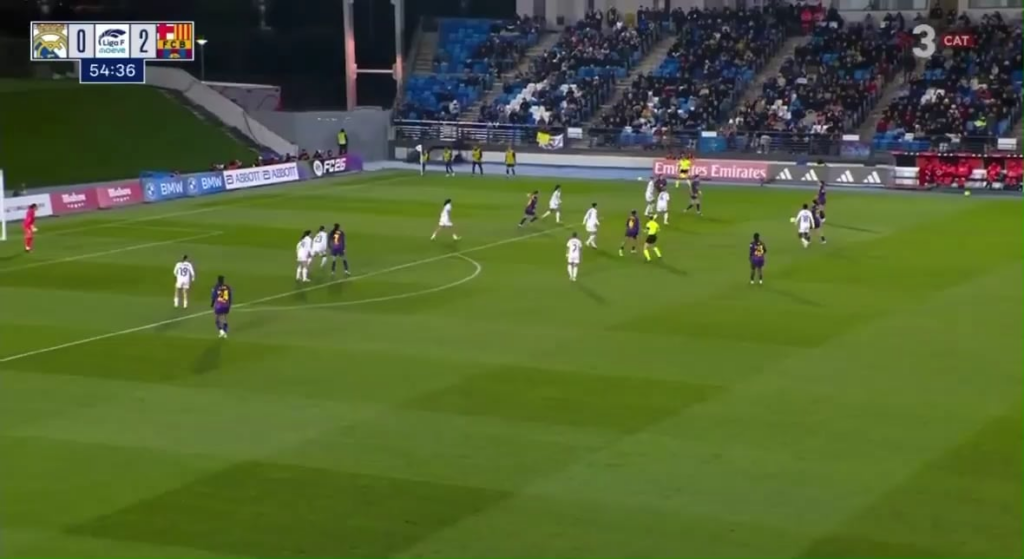 Real Madrid W 0 - [3] Barça W - 55' Own Goal