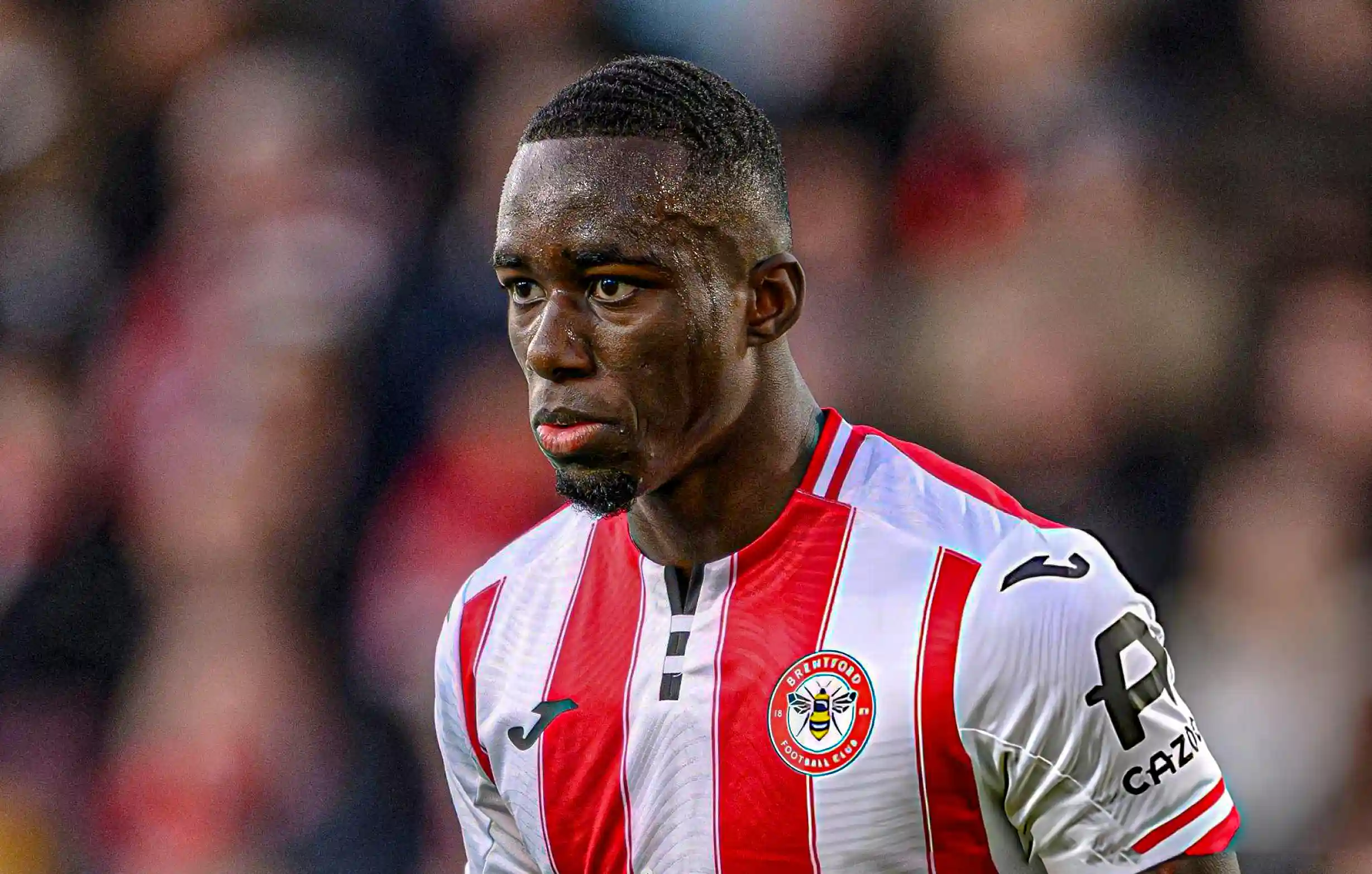 Brentford defender Michael Kayode