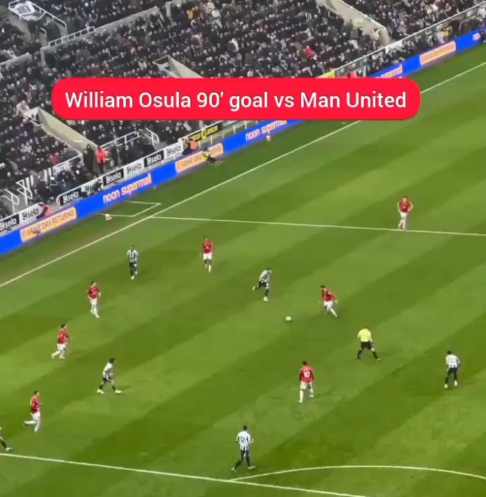 Osula's goal from the stands