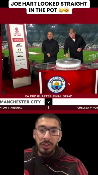 There is a conspiracy that Joe Hart deliberately picked City v Liverpool in the FA Cup draw