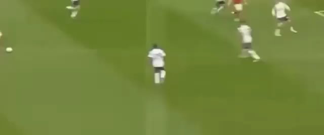 Romero tracking back for the 2nd goal