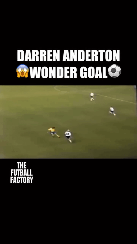 Darren Anderton v Sweden 1995