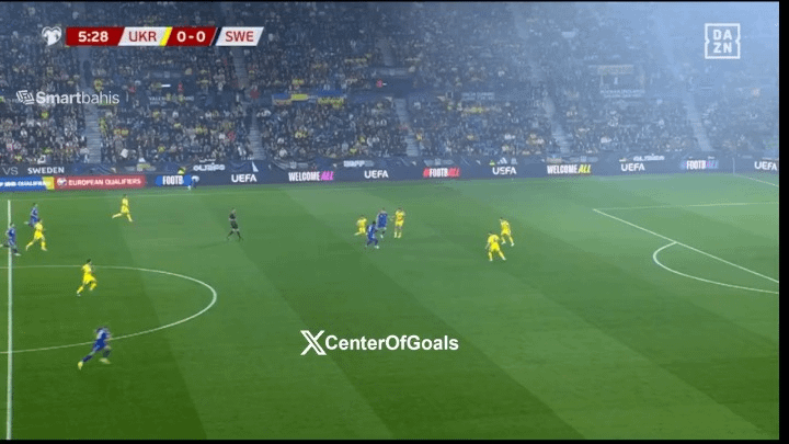 Nygren set up Gyokeres for Sweden's opener