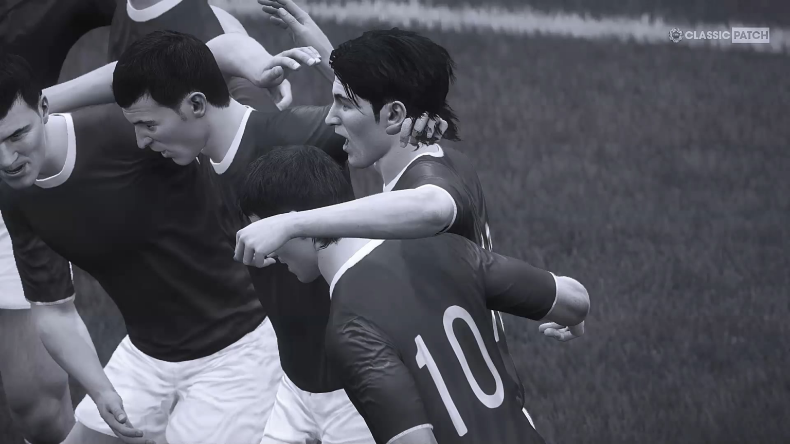 Keeping in touch with tonight's Champions League, I made Everton win the European Cup for the season 1970-71, black and white screen and all.