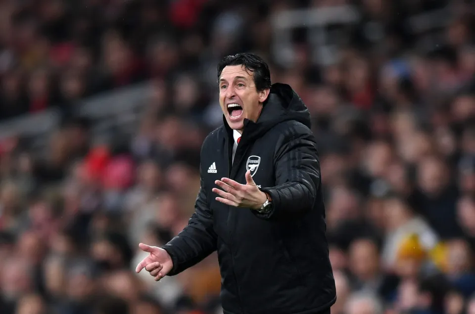 Emery was sacked by Arsenal in 2019 after going seven games without a win