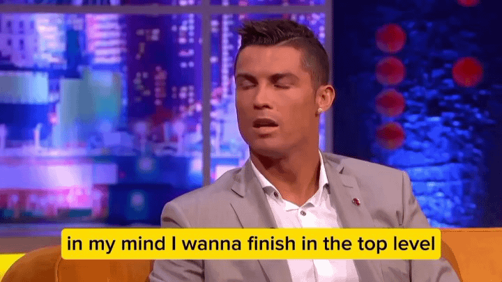 Ronaldo always going against his words as usual. Pretty old vid