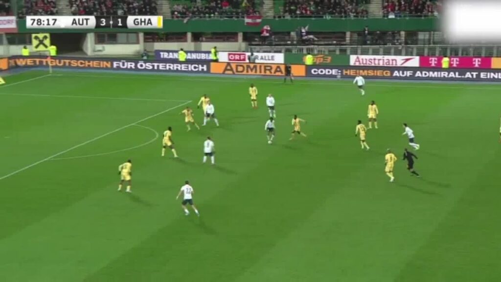 Austria [4]-1 Ghana - Carney Chukwuemeka 79' (Chukwuemeka first goal for Austria)