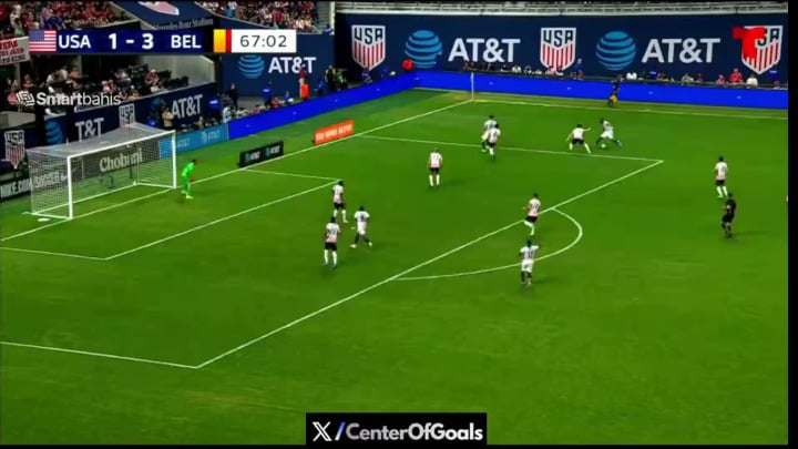 Golo de Lukebakio Frente aos Estados Unidos