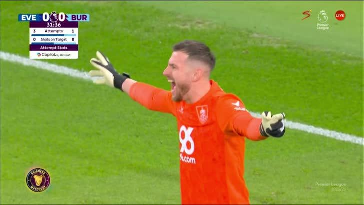 James Tarkowski goal vs Burnley