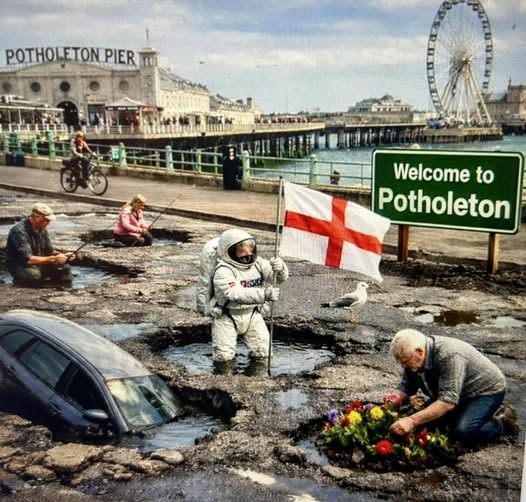 Trench warfare? Pitch battle? More like a verbal duel over Brighton’s potholes