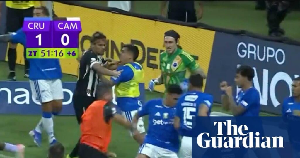 Mass brawl leads to 23 red cards for Cruzeiro and Atlético Mineiro players in Brazil