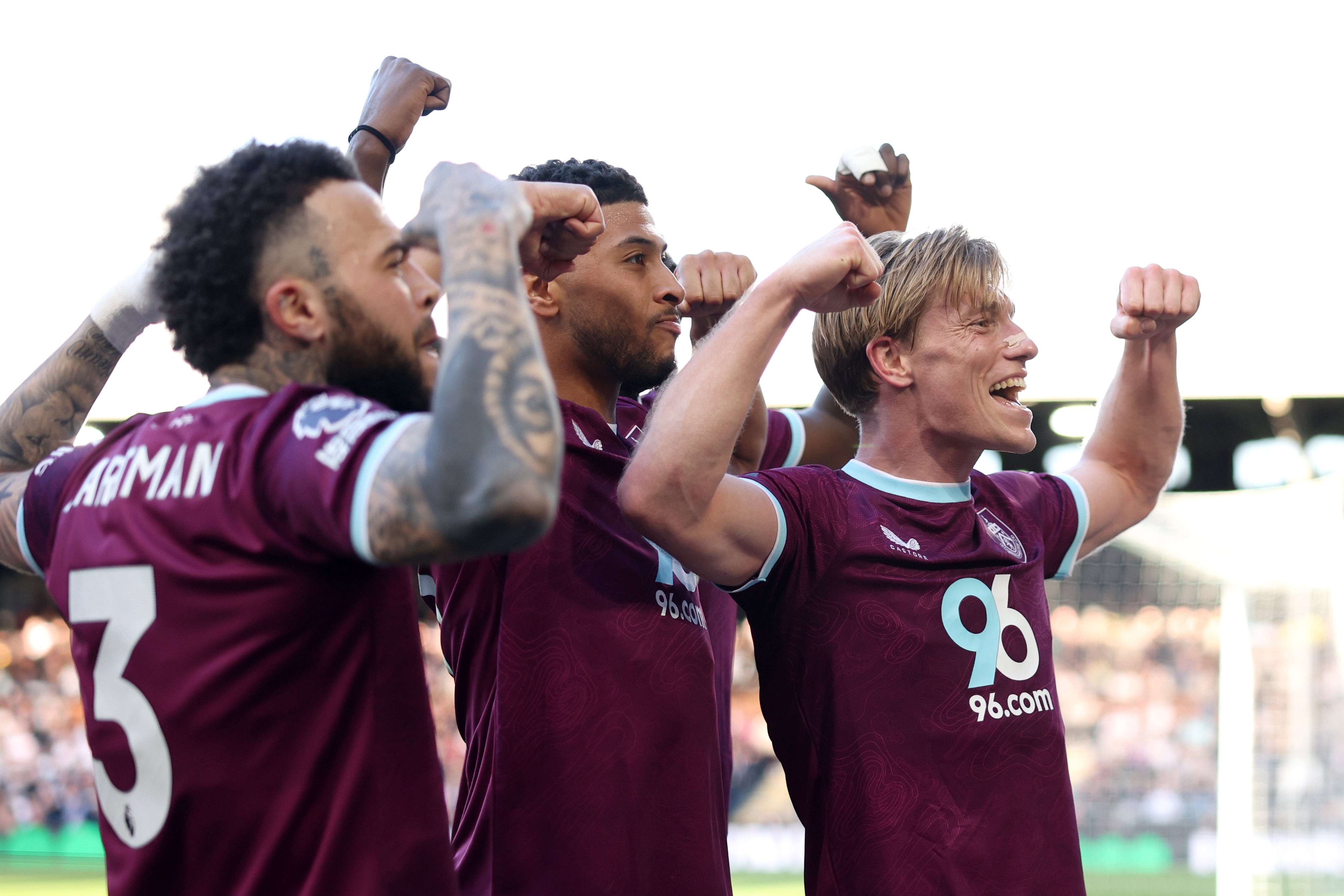 Zian Flemming gave Burnley hope of securing a rare three points