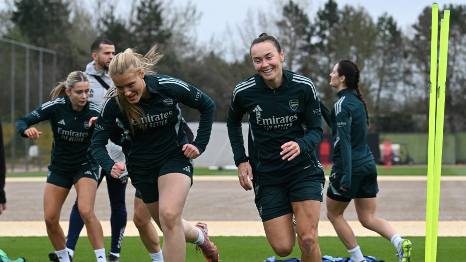 Gallery: Setting up for second leg showdown