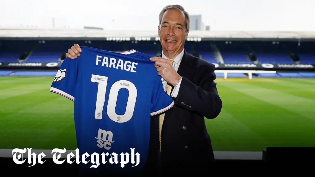Nigel Farage promo whips up storm as Ipswich insist they ‘do not endorse him or Reform’