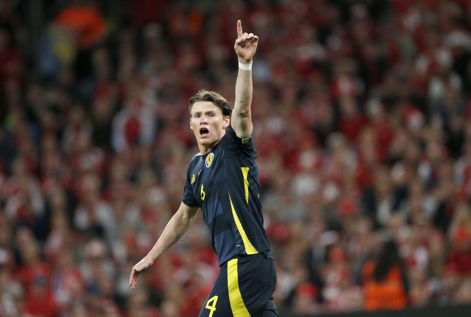 Alex McLeish on his efforts to secure McTominay's international allegiance