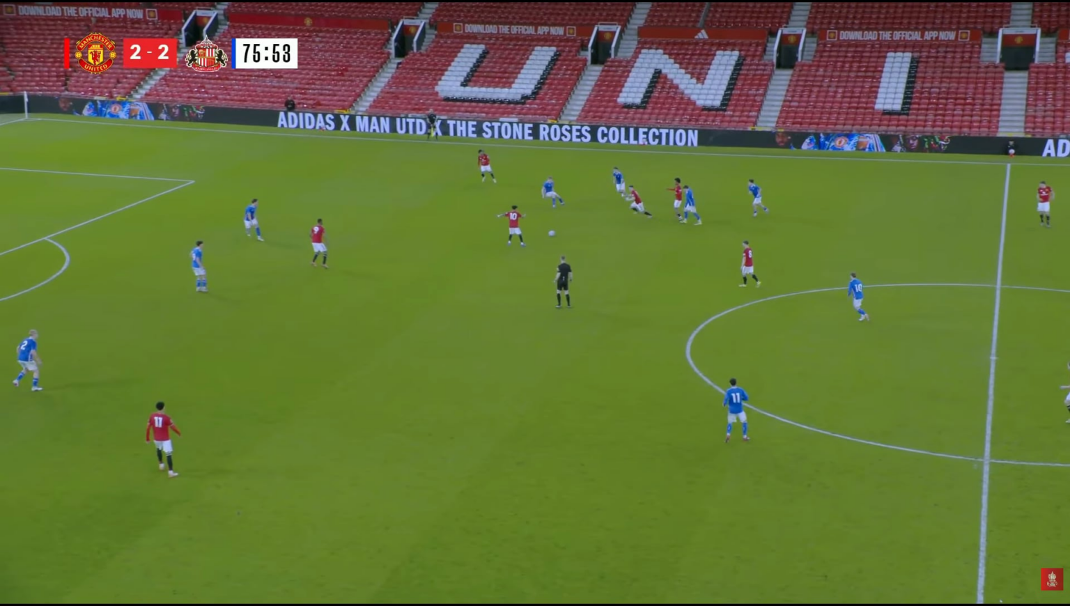 United U18s [3]-2 Sunderland U18s - Junior Brown 76'