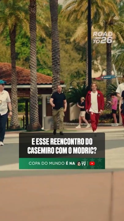 Real Madrid legends,Casemiro and Modrić met before the match between them for their respective countries 🥹🤍