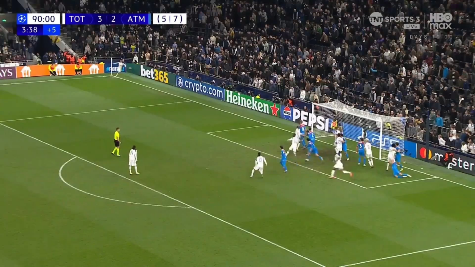 Djed Spence tackle vs Atlético