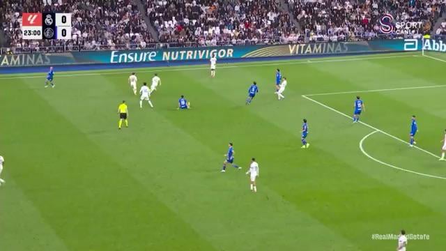 The position where we approached the goal with Arda Güler in the first half.