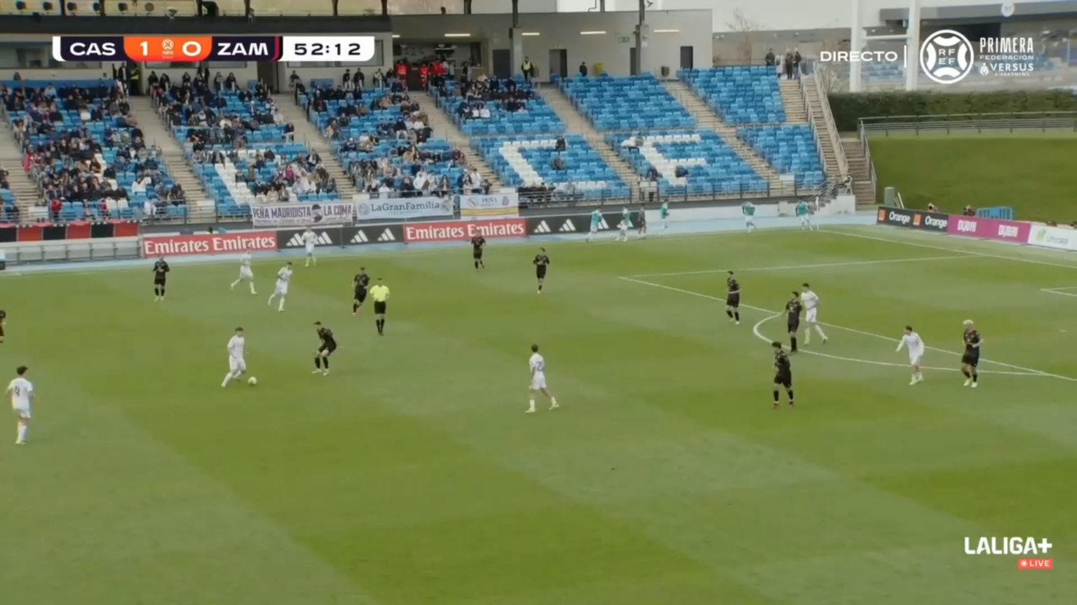 Real Madrid Castilla [2]-0 Zamora CF - Alexis Ciria 53'