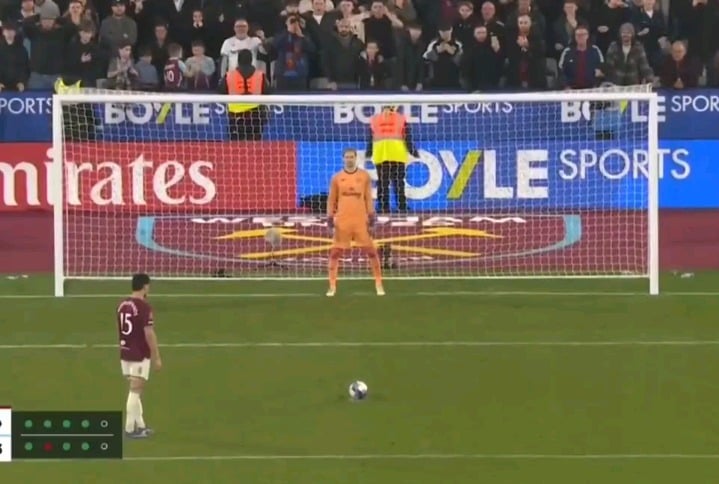 The winning penalty tonight