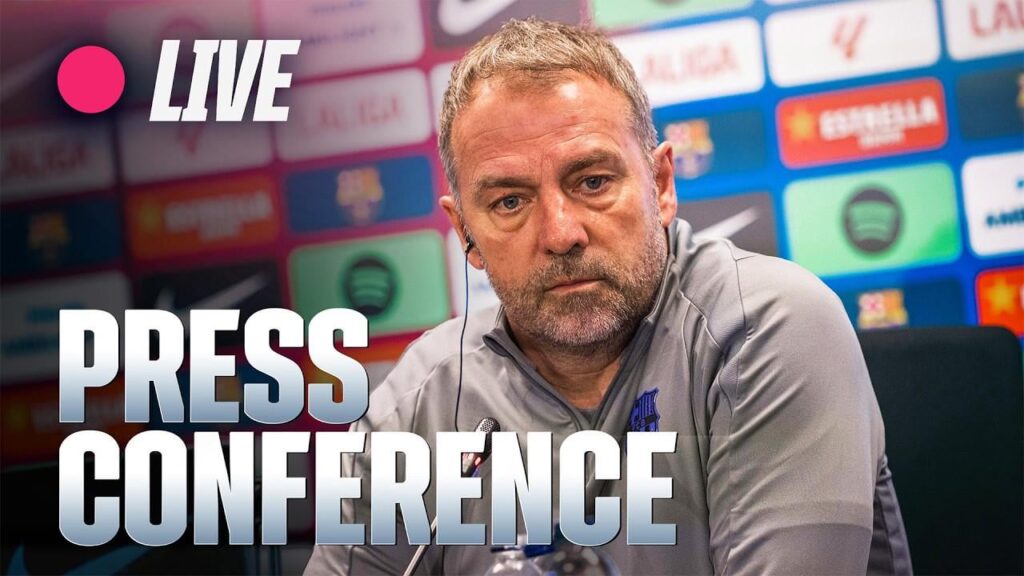 Hansi Flick ahead of Sevilla match: On Gavi - "Yeah hes available, maybe he can play a few minutes as well. Its good to have him back you can see in the training also, you know his dynamic . I like what I see. But also we have to take care of him".