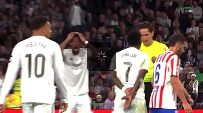 Tchouameni couldn’t believe it😂