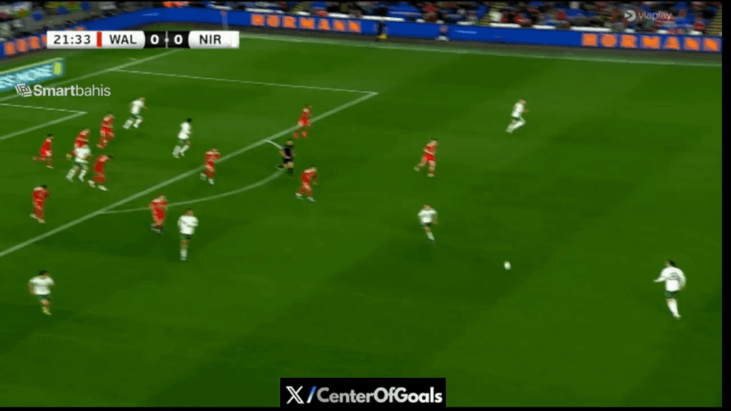 Wales 0 - [1] Northern Ireland - Jamie Donley 22'