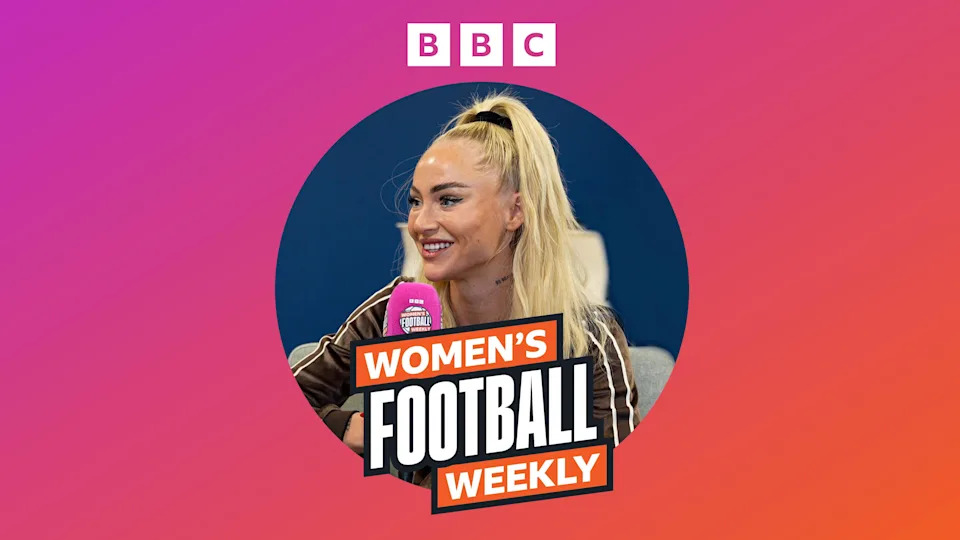 Women's Football Weekly graphic with a picture of Alisha Lehmann