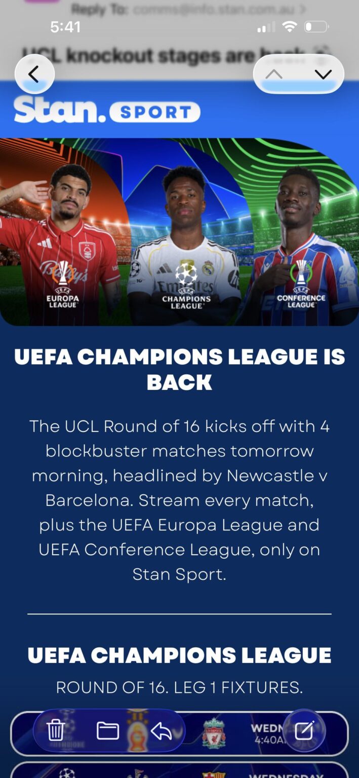 MGW the face of the Europa League