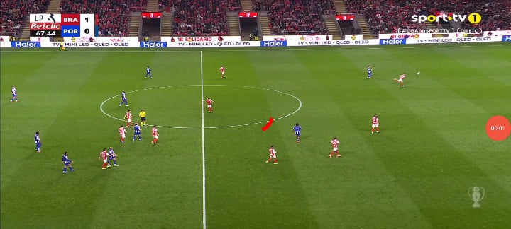 SC Braga 1 - FC Porto (1) William Gomes (68)