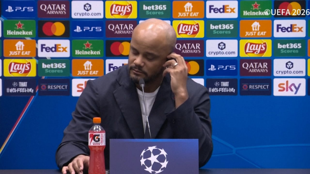 Kompany doesn’t think Bayern being seen as UCL favorites can decide result against Atalanta