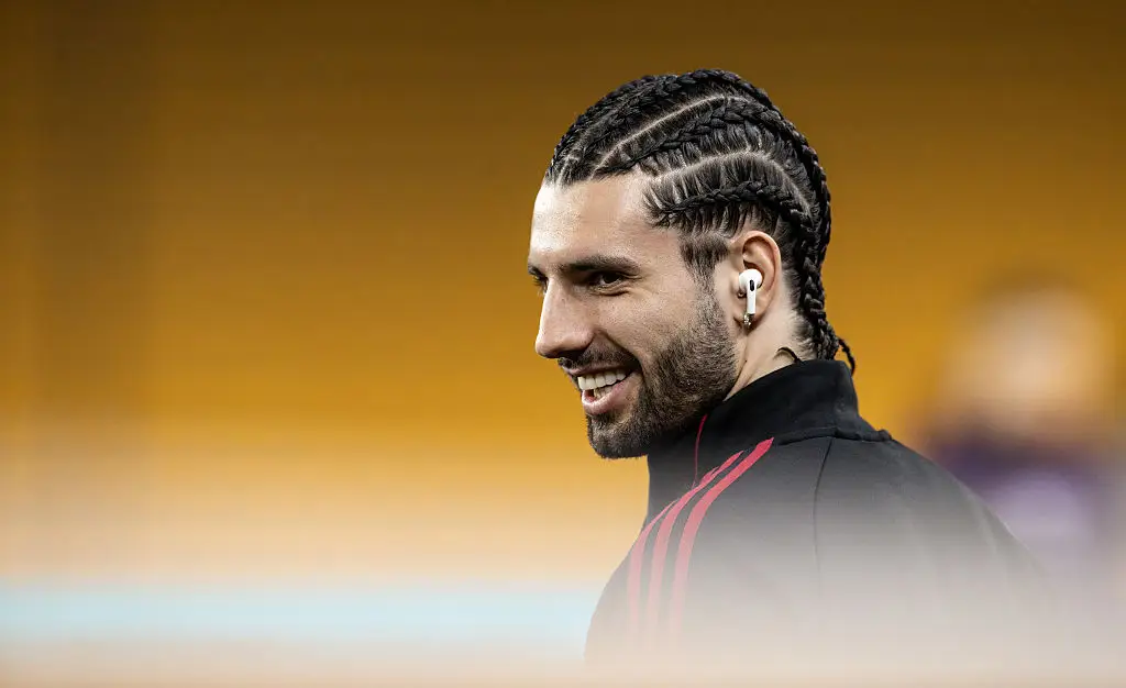 Szoboszlai showed off his new look ahead of Liverpool's match with Wolves. (Image: Andrew Kearns - CameraSport via Getty Images)