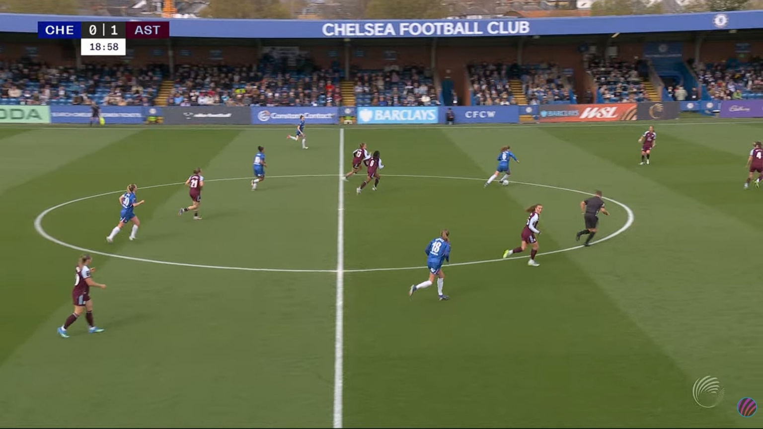 Chelsea W [1] - 0 Aston Villa W - 19' Sam Kerr