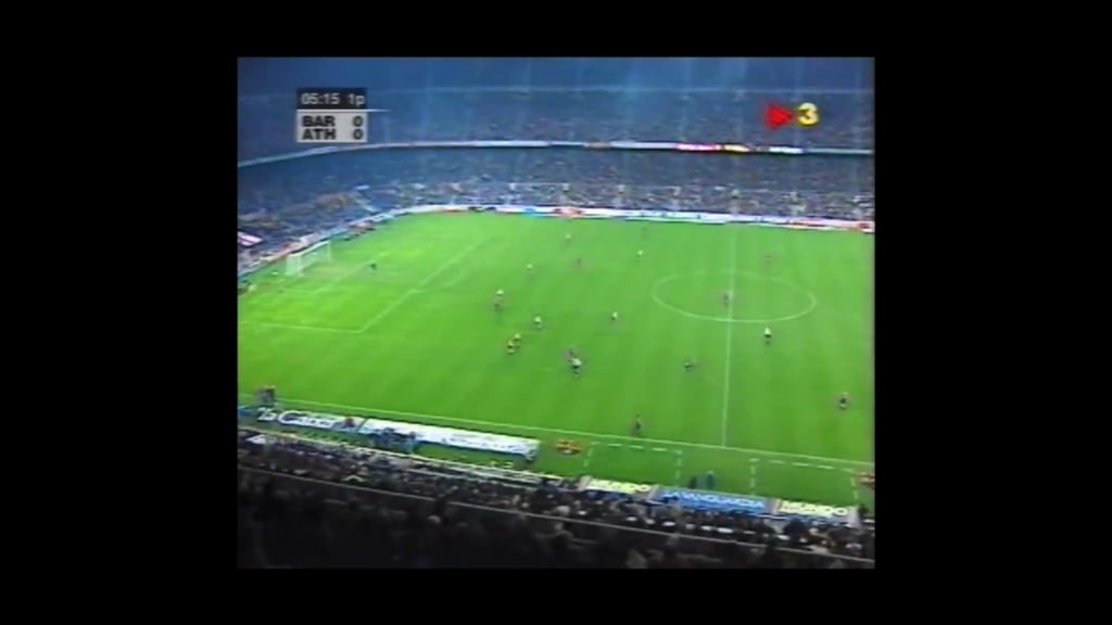 Luis Enrique hat trick against Athletic Bilbao [Feb 3, 2001]
