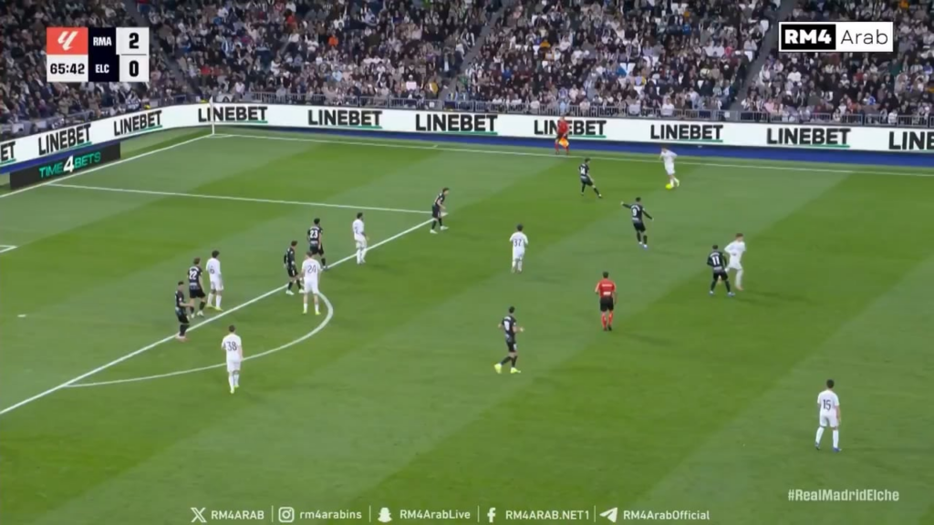 Huijsen with a header 3-0 Elche