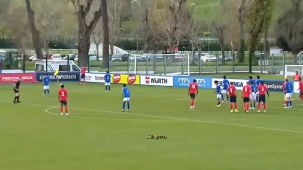 Ayden Heaven’s goal for England U20 vs Italy U20 today