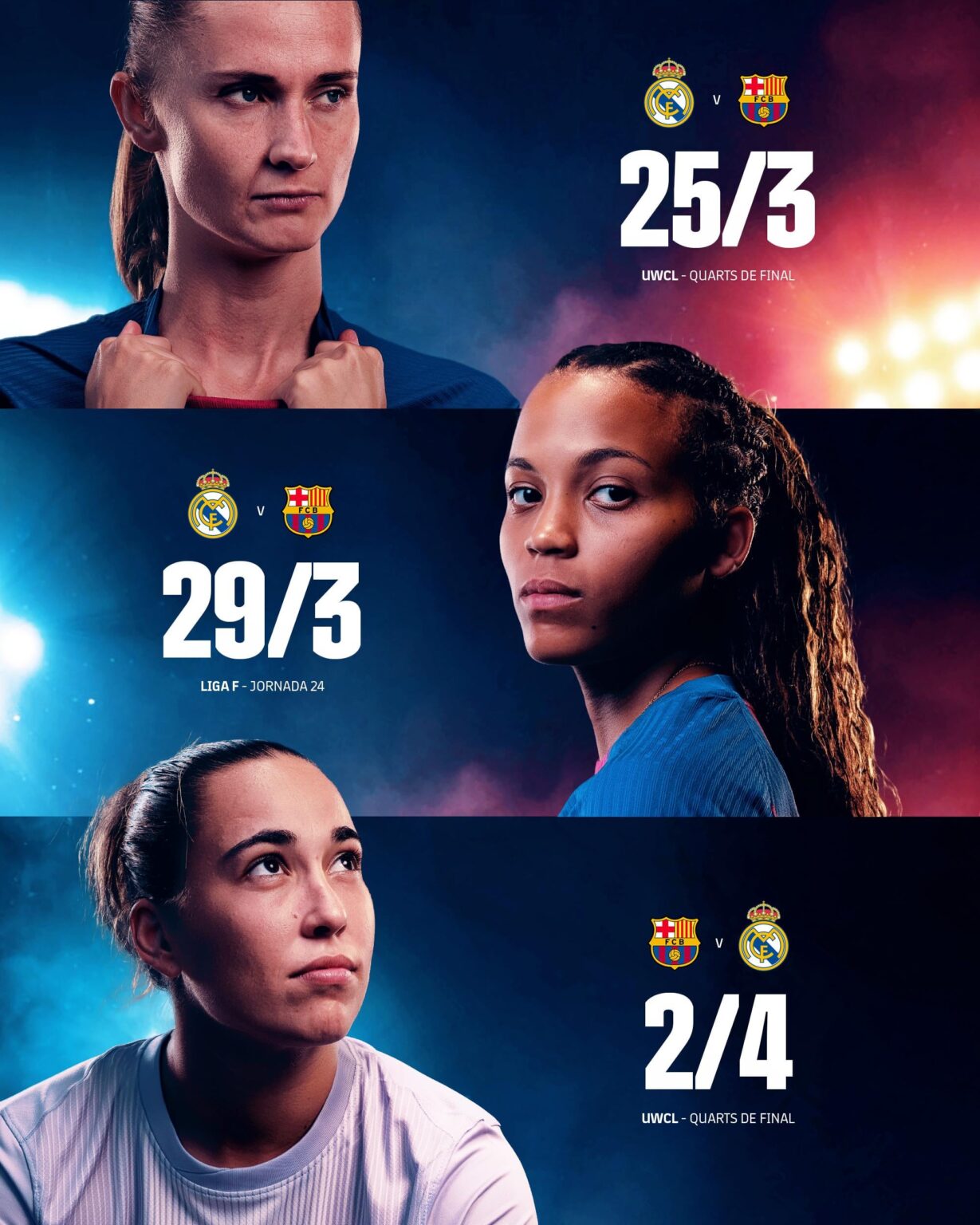 Next 3 matches for Barça Femení