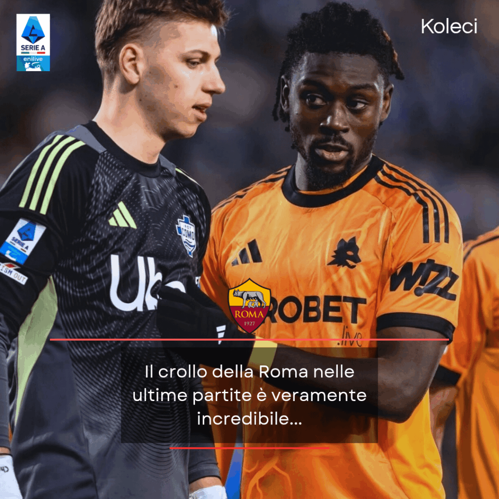 The collapse of Roma in the last few matches is truly unbelievable…